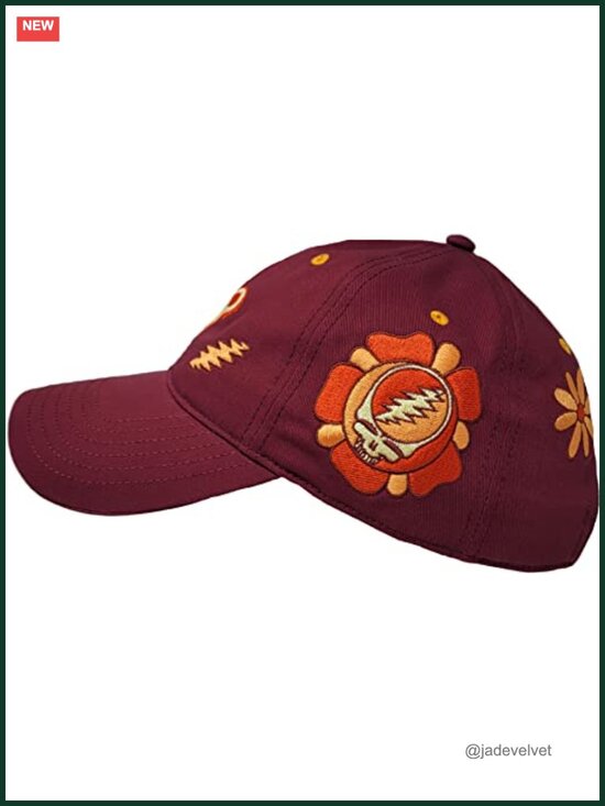 Embroidered Structured Adjustable Unisex Dad Hat main image 5